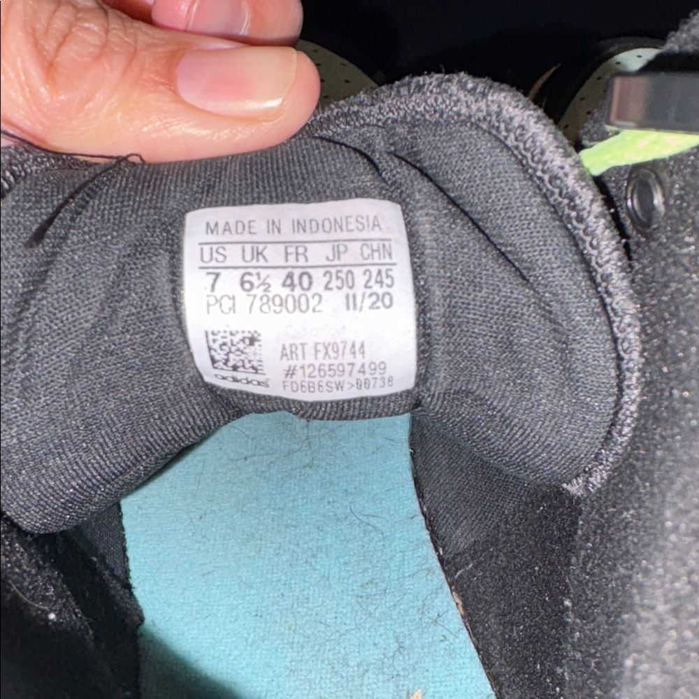 adidas Top Ten RB 'Black Ambient Sky' FX9744 High Tops Athletic Shoes Sneakers - Picture 5 of 7